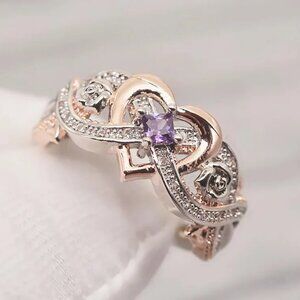 3P WEDDING PRINCESS CUT RING